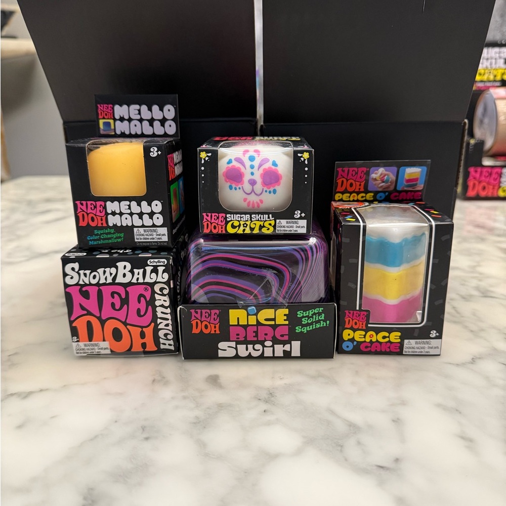 Nee Doh bundle of 5 SQUISHY